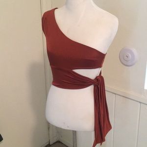 Urban outfitters one shoulder top